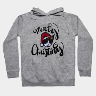 Merry Christmas Cat Hoodie